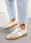 Zapatillas casual beige y blanco – Comodidad y estilo diario