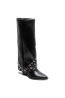 Botas negras con apliques metálicos