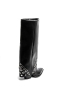 Botas negras con apliques metálicos