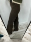 Pantalón Vaquero Marrón Tiro Alto