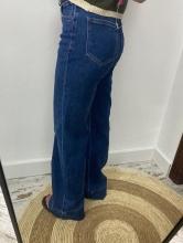 Pantalón Vaquero Azul Tiro Alto