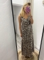 Vestido Raso largo Animal Print