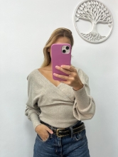 Jersey Cruzado Gris