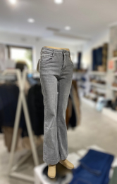 Jeans flare crop