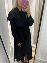 Vestido Botones Negro