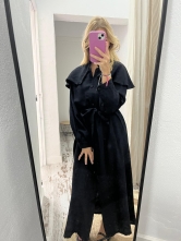 Vestido Botones Negro