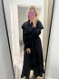 Vestido Botones Negro