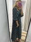 Vestido Estampado Gris Pardo