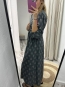 Vestido Estampado Gris Pardo