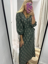 Vestido Estampado Verde