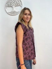 Chaleco Acolchado Estampado