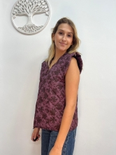 Chaleco Acolchado Estampado