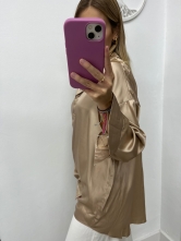 Camisa Satinada Beis