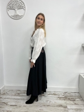 Falda Larga Negra