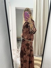 Conjunto Estampado Granate