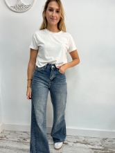 Pantalón Vaquero Ancho Desgastados