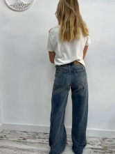 Pantalón Vaquero Ancho Desgastados