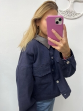 Chaqueta Vaquera Detalle Polipiel