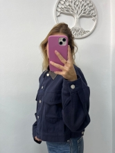 Chaqueta Vaquera Detalle Polipiel