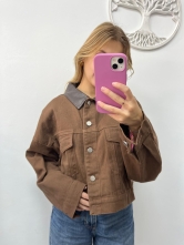 Chaqueta Vaquera Detalle Polipiel