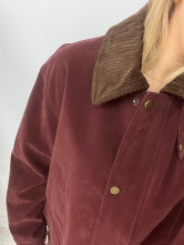 Chaqueta Oversize Granate