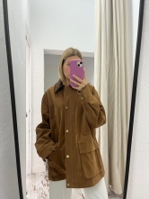 Chaqueta Oversize Camel