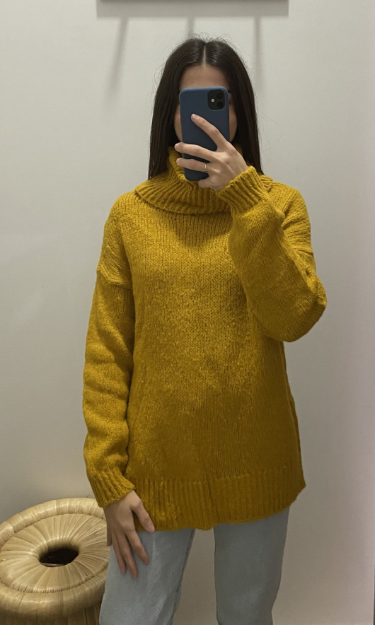 Jersey lana cuello alto