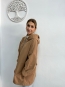 Parka Camel Oversize con Capucha