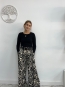 Pantalon Wide -Leg Estampado Cebra
