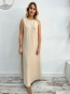 Vestido Largo Beige sin Mangas