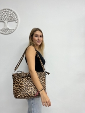 Bolso Animal Print Estilo Shopper