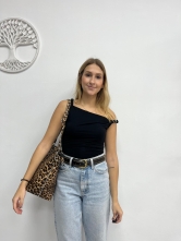 Bolso Animal Print Estilo Shopper
