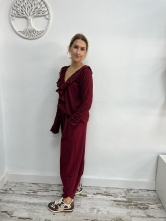 Conjunto de Chándal Granate