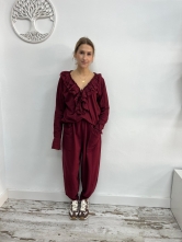 Conjunto de Chándal Granate