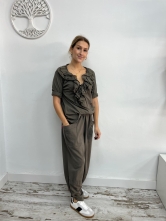 Conjunto de Chándal Gris Pardo