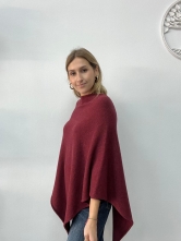 Capa de Punto burdeos