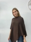 Capa de Punto Marrón