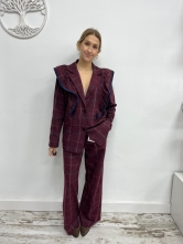 ✨ Conjunto estilo traje color berenjena ✨