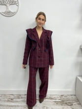 ✨ Conjunto estilo traje color berenjena ✨