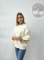 Jersey con Efecto Blusa Integrada Beige