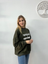 Sudadera Básica de Algodón Verde (Bonjour)