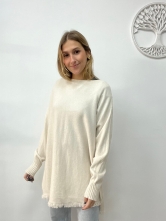 Jersey de Punto con un Diseño Largo