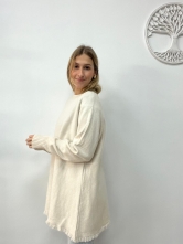 Jersey de Punto con un Diseño Largo