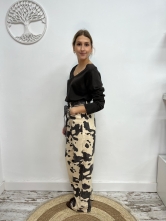 Pantalon Animal print Recto
