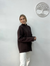 Jersey de Punto Bolsillos Marron