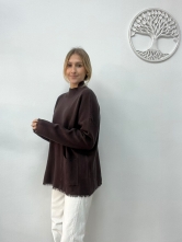 Jersey de Punto Bolsillos Marron