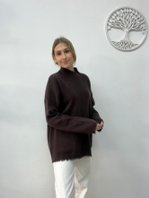 Jersey de Punto Bolsillos Marron