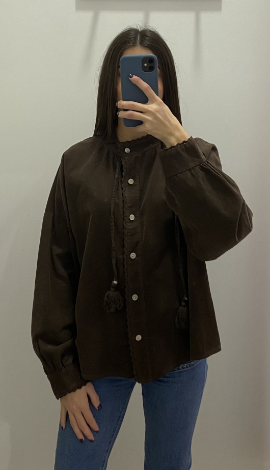 Blusa micro pana