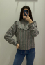Blusa rayas  flecos