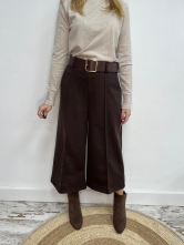 Pantalón Culotte Marrón